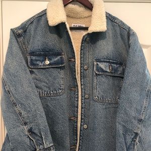 Gap Sherpa lined Jean jacket